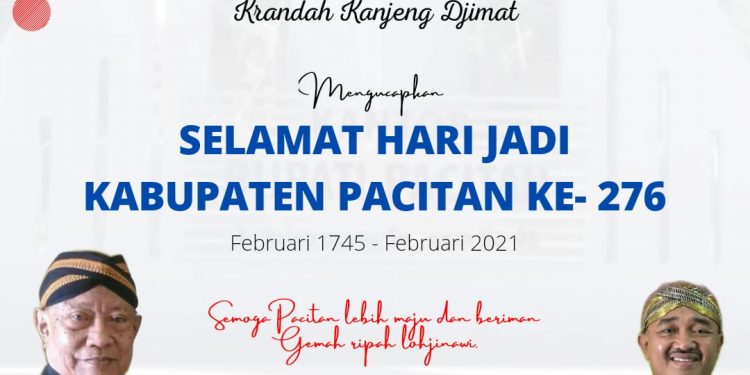 Hari Jadi Ke-276 Pacitan, Paguyupan Demang Kurantil Kanjeng Jimat Pacitan Berharap Covid-19 Segera Tiada