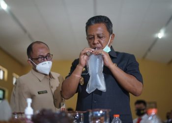Bupati Indartato Test GeNose, Begini Hasilnya