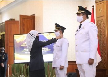 Mas Aji-Gagarin Resmi Jabat Bupati dan Wabup Pacitan, ini Pesan Gubernur Jatim