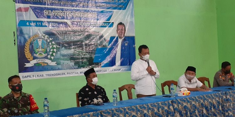 Reses di Arjosari Anggota DPRD Jatim Eko Prasetyo Siap Kawal Aspirasi Warga