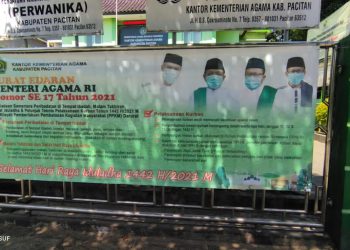 Masa PPKM Level 4, Kemenag Pacitan Gencarkan Sosialisasi Prokes