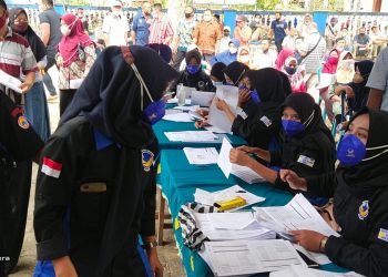 Galakkan Vaksinasi NasDem Pacitan Distribusikan 5 Ribu Dosis