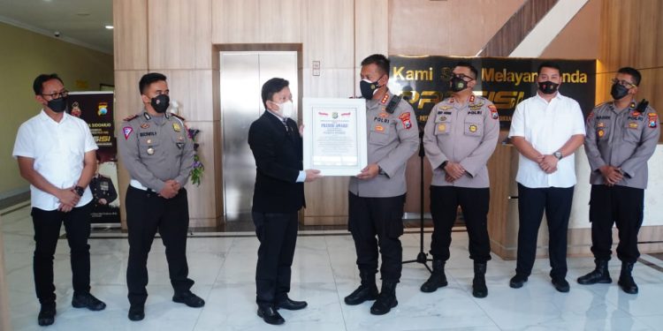 Polresta Sidoarjo Raih Presisi Award dari Lemkapi