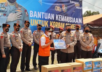 Kalemdiklat Polri Berikan Pengarahan Sesuai SOP Penanganan Bencana di Lumajang