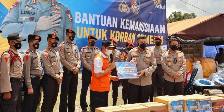 Kalemdiklat Polri Berikan Pengarahan Sesuai SOP Penanganan Bencana di Lumajang
