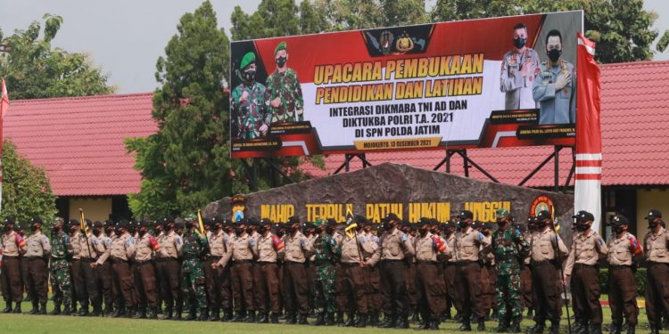Pembukaan Pendidikan dan Latihan Integrasi Dikmaba TNI AD dan Diktukba Polri TA 2021