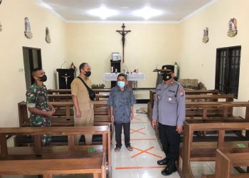 Jelang Nataru Polsek Punung Cek Gereja Gereja St Petrus dan St Paulus