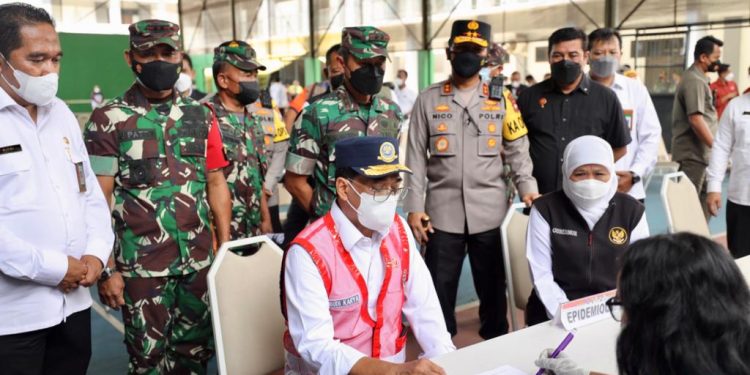 Forkopimda dampingi Menhub cek Kesiapan Penanganan Kedatangan PPLN di LPMP Jatim