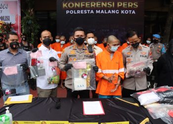 Polresta Malang Kota Gagalkan Peredaran Narkoba  2,6 KG