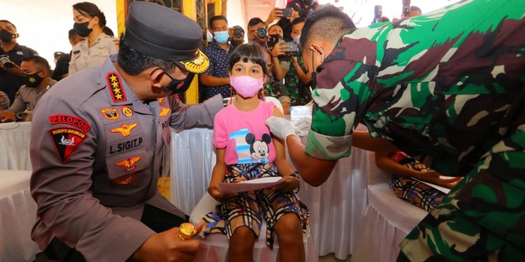 Kapolri Minta Forkopimda Maluku Terus Lakukan Akselerasi Vaksinasi Kejar Target 70 Persen