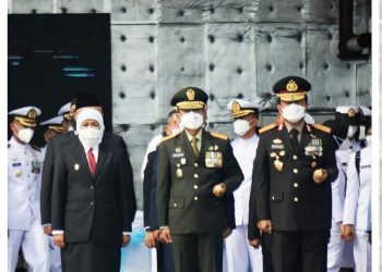 Peringati Hari Dharma Samudera Forkopimda Jatim Ikuti Pelaksaan Upacara