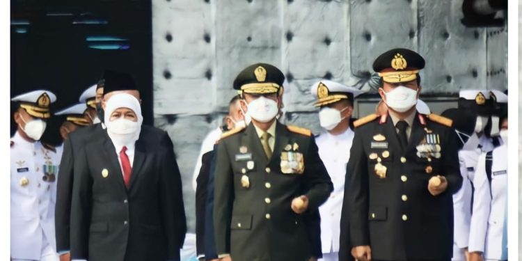 Peringati Hari Dharma Samudera Forkopimda Jatim Ikuti Pelaksaan Upacara