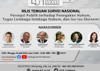 Survei LSI 55 Persen Masyarakat Percaya Lembaga Kejaksaan