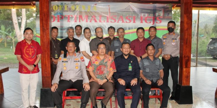 Percepat Pelayanan Pencari Keadilan, Kejari Pacitan Rakor dengan Empat Intansi Penegak Hukum