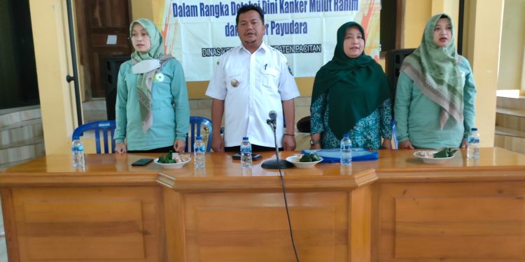 Cegah Kanker Rahim dan Payudara Puluhan Kader Posyandu dan PKK Desa Kalikuning Ikuti Sosialisasi