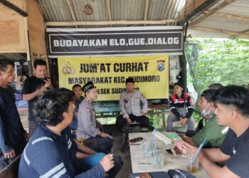 Kapolsek Sudimoro Pacitan Dengarkan Aspirasi Warga Lewat Jumat Curhat   