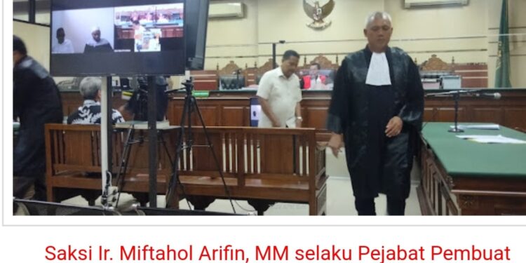 Bagaiamana Nasib Ir. Miftahol Arifin selaku PPK Dalam Perkara Korupsi Pembangunan Pelabuhan Perikanan Tamperan Pacitan?