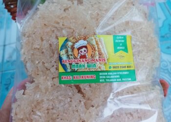 Buat Ketagihan, Buruan Beli Rengginang Manis Mbak Win Khas Kalikuning