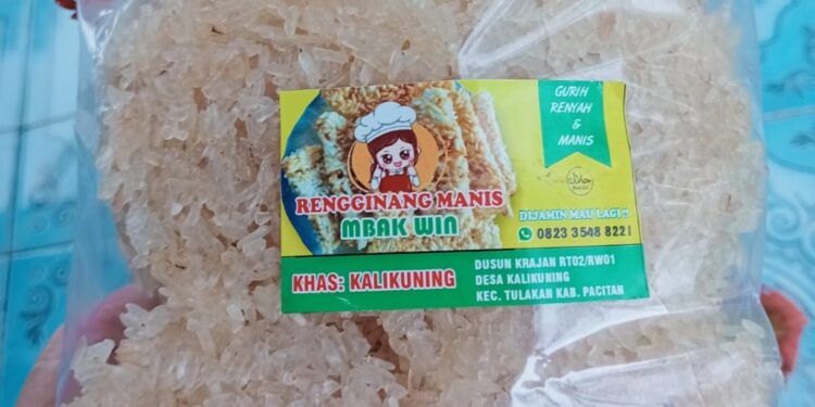 Buat Ketagihan, Buruan Beli Rengginang Manis Mbak Win Khas Kalikuning