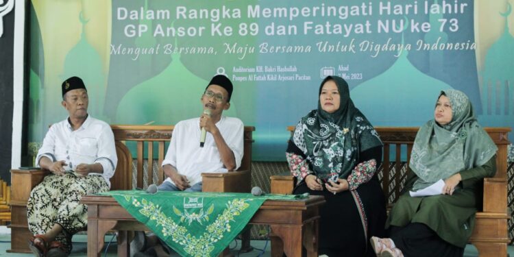 Halal Bi Halal dan Seminar Kepemudaan Cara GP Ansor dan Fatayat NU Pacitan Peringati Hari Lahir Organisasi