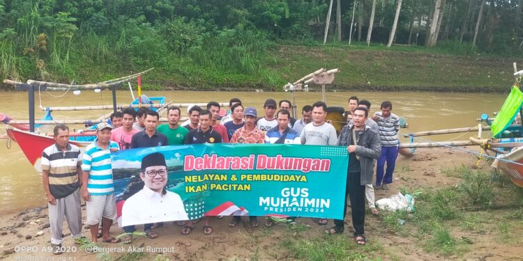 Nelayan dan Pembudidaya Ikan Pacitan Deklarasi Gus Muhaimin Presiden RI 2024