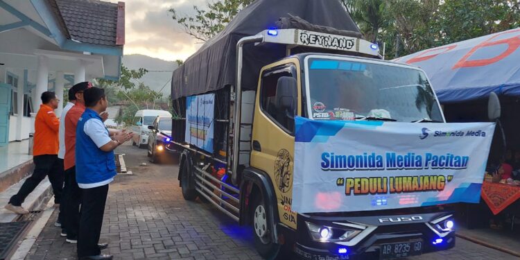 BPBD Pacitan Gandeng Simonida,  Bantu Korban Banjir-Longsor-Lumajang