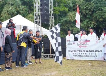 Bupati Pacitan Hadiri Karnaval Bersama Masyarakat Desa Nglaran, Ini Pesannya