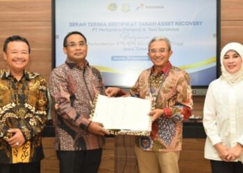 Didukung BPN-Kejaksaan, Pertamina Pulihkan Aset Tanah Rp850 M di Jatim