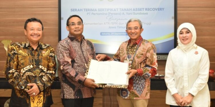 Didukung BPN-Kejaksaan, Pertamina Pulihkan Aset Tanah Rp850 M di Jatim