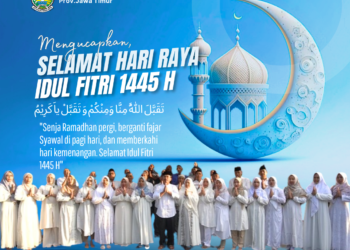 Keluarga Besar UPT PJJ Pacitan Dinas PU Binamarga Prov.Jawa Timur Mengucapkan Selamat Idul Fitri 1445 Hijriah