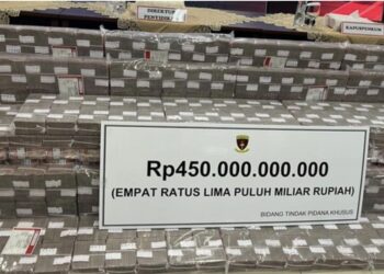 Penampakan Uang Rp 450 M yang Disita Kejagung di Kasus Korupsi Duta Palma