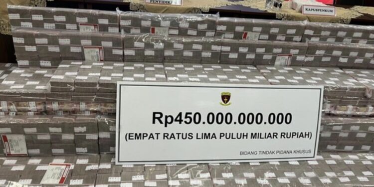 Penampakan Uang Rp 450 M yang Disita Kejagung di Kasus Korupsi Duta Palma