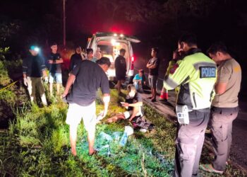 Proses evakuasi korban yang dilakukan pihak kepolisian usai tragedi truk terjun ke jurang, Rabu 5 Februari 2025. (Foto: Polres Pacitan for Berita Pacitan)