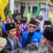 Massa aksi saat beradu mulut dengan DPRD Pacitan dalam aksi Aliansi Cipayung, Selasa, 25 Februari 2025. (Foto: Diki Kurnia For Berita Pacitan)