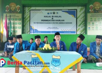 PMII STAINU Pacitan Gelar Halal Bi Halal dan Peringatan Harlah Dua Rayon