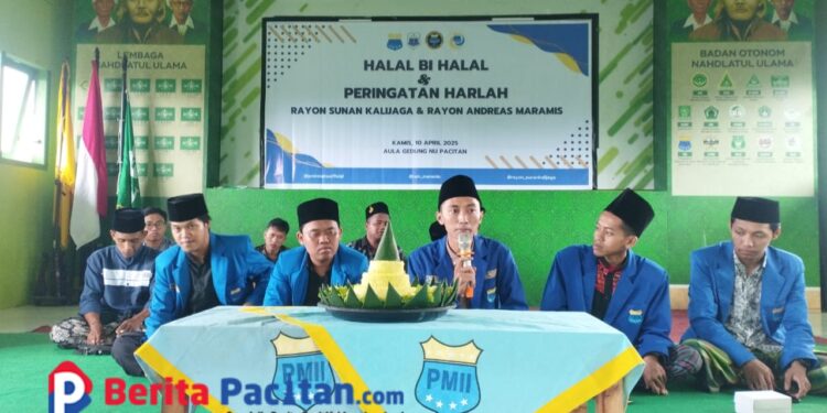 PMII STAINU Pacitan Gelar Halal Bi Halal dan Peringatan Harlah Dua Rayon