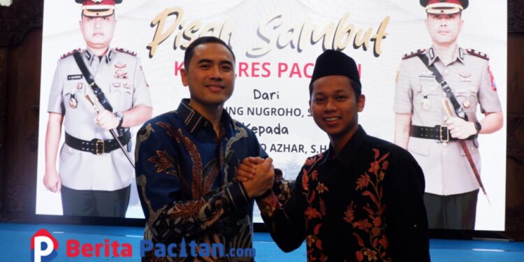 Kapolres Pacitan Sambut AKBP Ayub Diponegoro Azhar, Siap Menjaga Pacitan Aman dan Kondusif