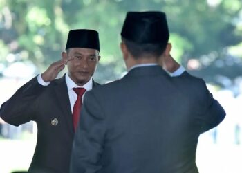 Bupati Pacitan, Indrata Nur Bayuaji dalam upacara peringatan Hari Lahir Pancasila. (Foto: Prokopim Pacitan)
