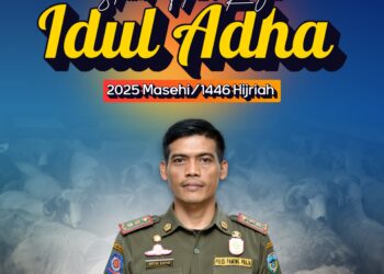 Ucapan Selamat Idul Adha 1446 Hijriah oleh Satpol PP Pacitan