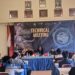Suasana teknikal meeting Festival Rontek Pacitan 2025 yang digelar Disparbudpora Kabupaten Pacitan, Kegiatan ini dihadiri oleh para pelatih dan penggarap rontek se-Kabupaten Pacitan, serta perwakilan peserta dari kalangan pelajar. Dalam acara tersebut, turut hadir juri nasional Gondrong Gunarto untuk memberikan masukan teknis serta pembaruan format pertunjukan. (Foto: Sunardi/Berita Pacitan)