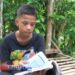 Arya Dwi Afandi, siswa asal Dusun Laban, Kecamatan Pacitan, menikmati waktu belajar di Sekolah Rakyat—tempat yang memberinya harapan baru untuk terus melanjutkan pendidikan. (Foto: Sunardi/Berita Pacitan)