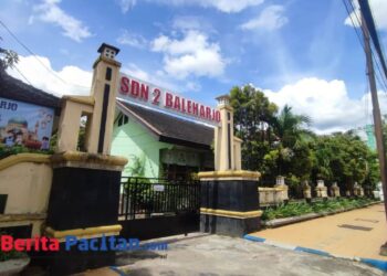 SDN 2 Baleharjo, salah satu sekolah yang akan dilakukan regruping oleh Pemkab Pacitan. (Foto: Sunardi/Berita Pacitan)