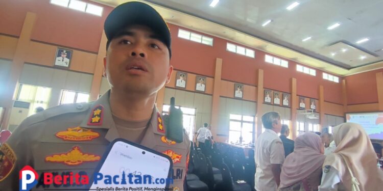 Kapolres Pacitan, AKBP Ayub Diponegoro Azhar, memastikan pihaknya tidak akan memberikan ruang bagi praktik korupsi di Pacitan. (Foto: Sunardi Berita Pacitan).