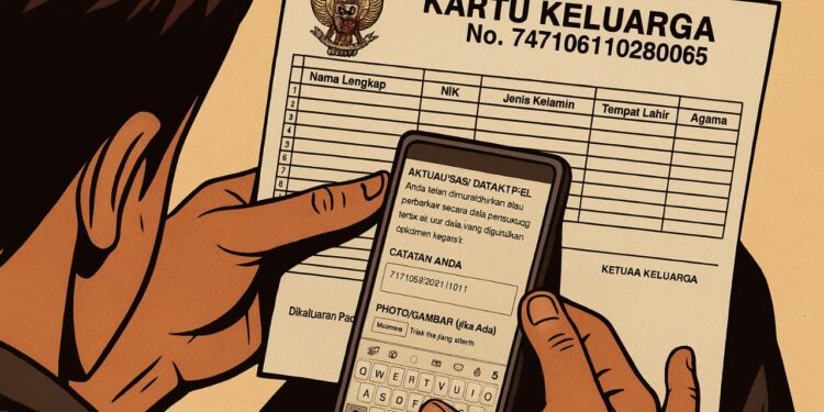Seluruh dokumen administrasi kependudukan seperti KK dan KTP yang sudah dilengkapi barcode tidak lagi memerlukan legalisir. (Foto: Ilustrasi Canva).