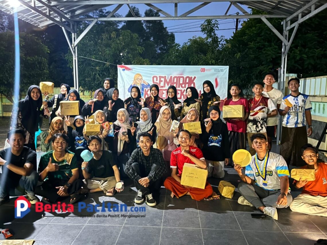 Keringat, tawa, dan kebersamaan berpadu dalam Semarak Kemerdekaan KOPRI PC PMII Pacitan.(Foto : Sunardi Beritapacitan.com).