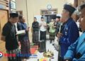 Kader PMII Pacitan mengikuti doa bersama dalam rangka peringatan Maulid Nabi Muhammad SAW 1446 H di Sekretariat Cabang PMII Pacitan, Sabtu malam (13/9/2025). (Foto : Sunardi Berita Pacitan).