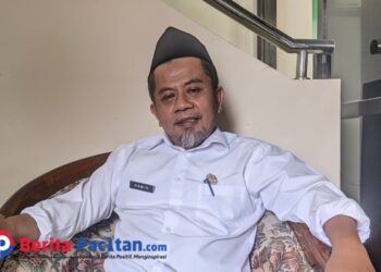 Abdul Hamid Aminudin, Kasi PAIS Kemenag Pacitan Empat pengawas harus membina hampir 1.100 guru madrasah. (Foto: Sunardi Beritapacitan.com)
