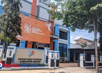 Kantor Badan Pusat Statistik (BPS) Pacitan. (Foto: Sunardi/Beritapacitan.com)