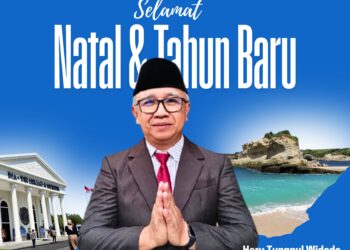 Ucapan Selamat Natal dan Tahun Baru oleh DPKPP Pacitan