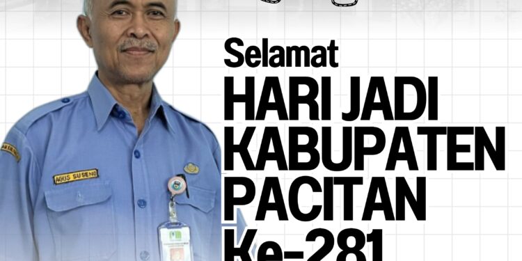 Ucapan Selamat Hari Jadi Ke-281 Pacitan oleh Perumdam